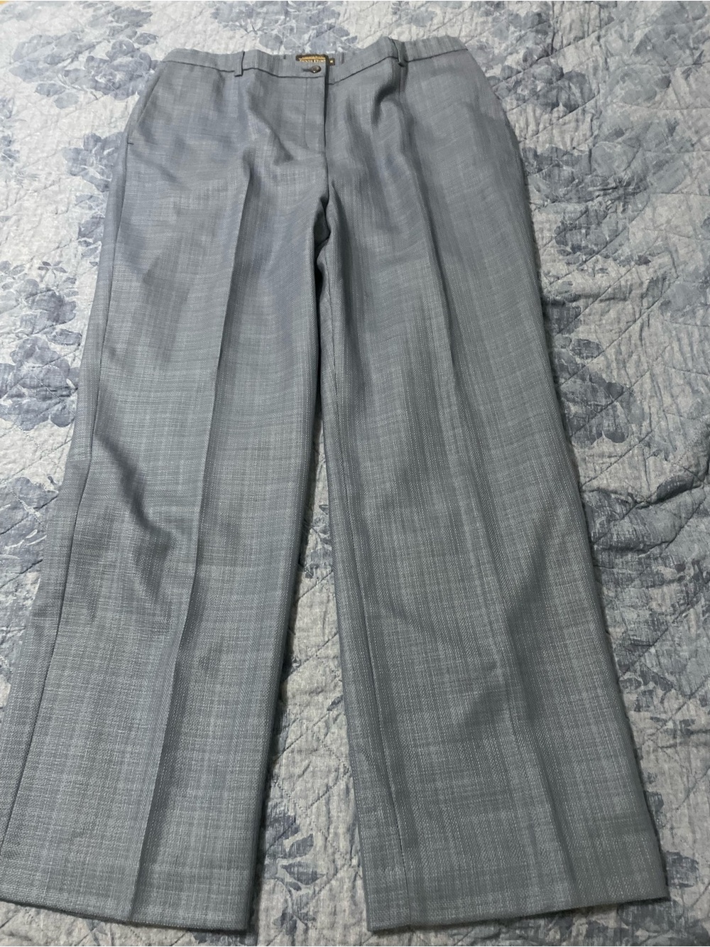 Pendleton Blue Single-Breasted Women's Blazer Jacket With Pants - Picture 3 of 5